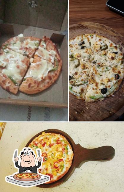 At Delight Roll and Pizza, you can order pizza