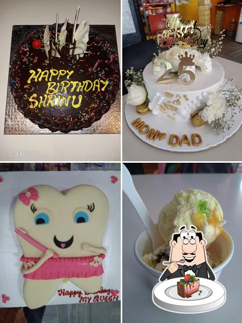 Chocolate cake at Red Velvet Dwaraka Nagar