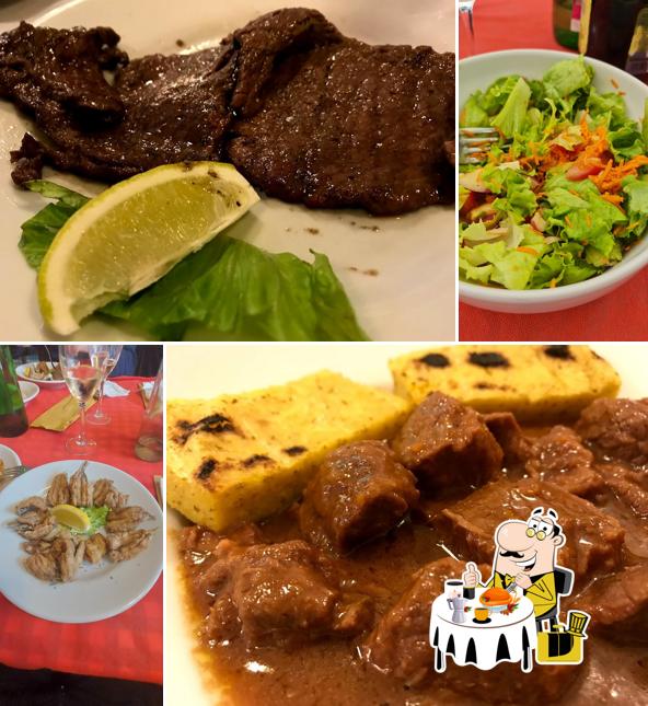 Cibo al Trattoria Ai Platani