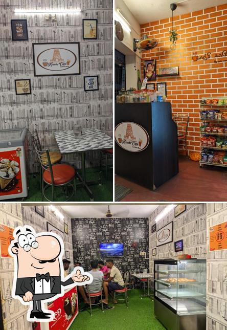 The interior of Kanchi Cafe