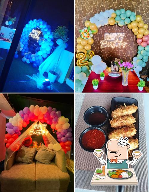 Meals at Sky Roof Restaurant & Cafe - Best Candle Light Dinner Birthday Celebration Fine -Dine