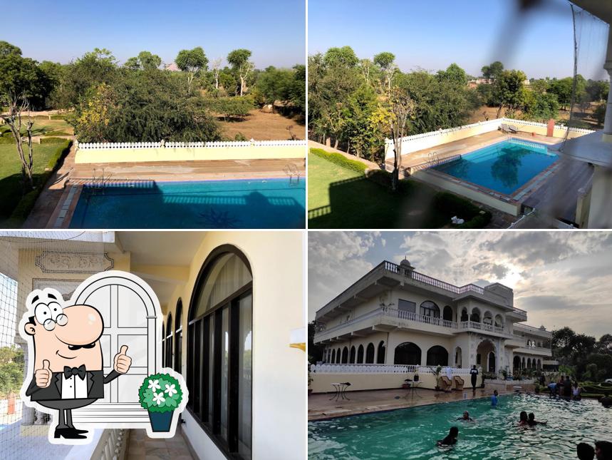 You can get some fresh air outside Talai Bagh Palace