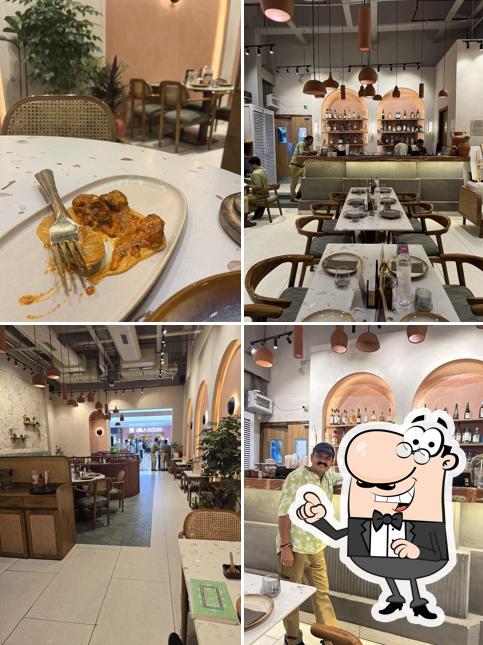 The interior of Dana Choga