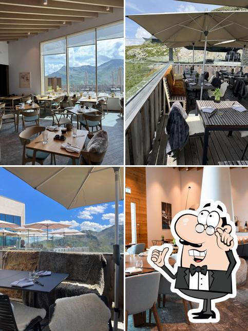 Gli interni di The Japanese at Gütsch on 2400 m