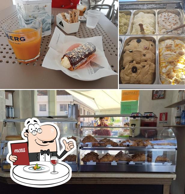 Platti al Gelateria caffetteria the sun