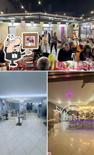 Gli interni di Pizzeria Canguro Nero 1981