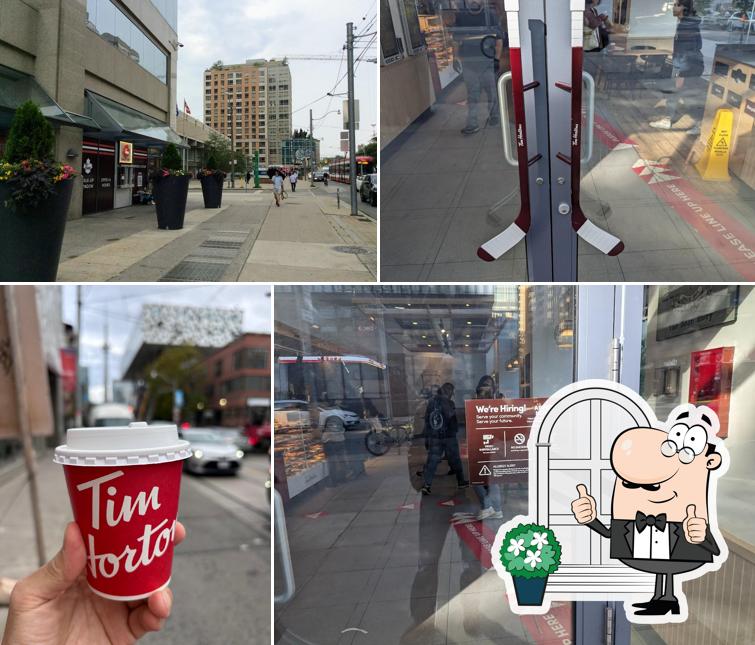 L'extérieur de Tim Hortons