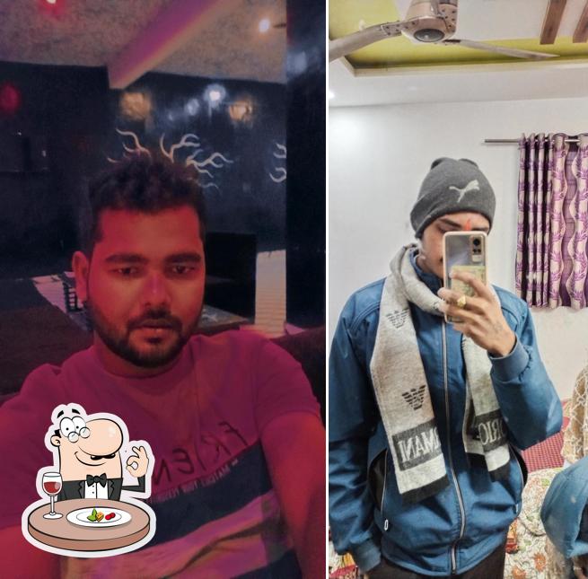 Food at Samrat restaurant