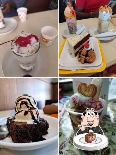 Chocolate cake at Seakings Ice Creams