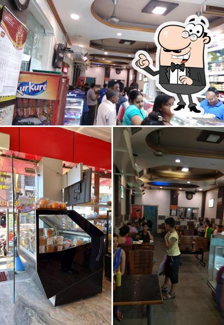 Take a seat at one of the tables at Tourist Sweet Shop