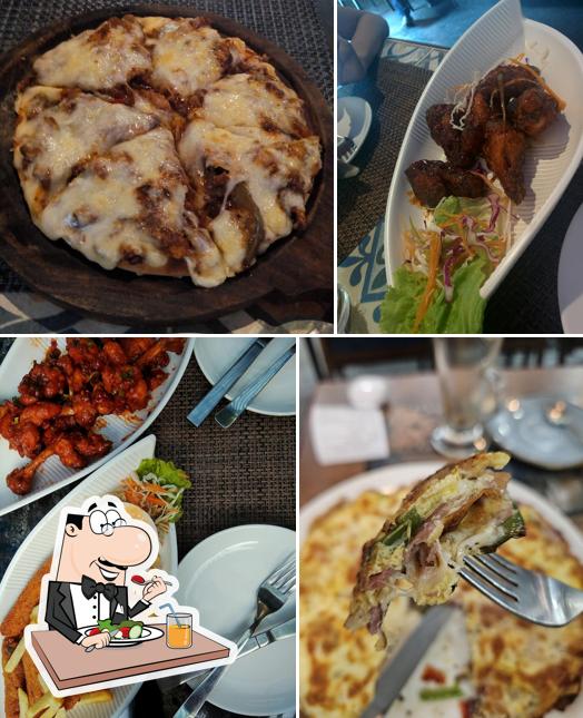 Food at Blue Mug Cafe