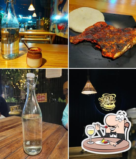 Edhen Thottam Restaurant (ഏദൻ തോട്ടം) is distinguished by food and drink