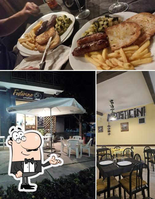 Questa è la immagine che raffigura la interni e cibo di Festerino Arrosticini Montesilvano