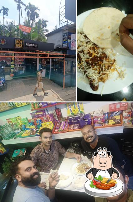 Among various things one can find food and interior at Hot Box