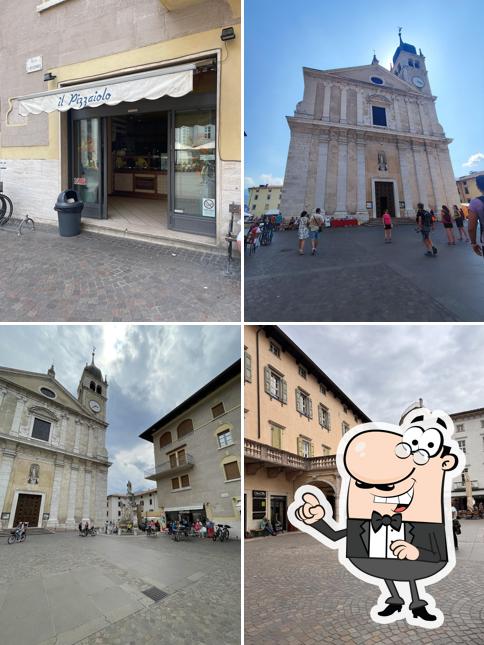 Goditi la vista dall'area esterna di Il Pizzaiolo