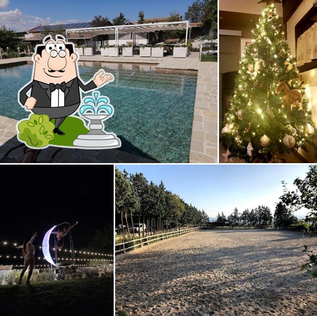 Gli esterni costituiscono una caratteristica importante di La Collina dei Cavalieri