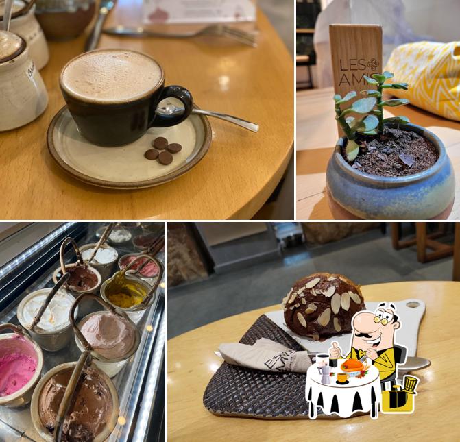 Chocolate mousse at Les Amis