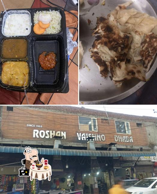 The restaurant's food and exterior