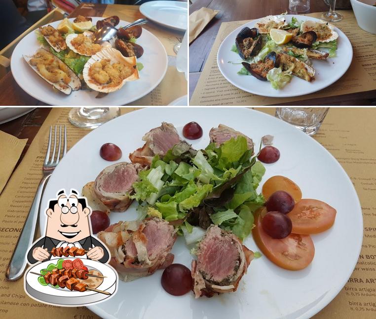 Platti al taverna A Pesci in Faccia