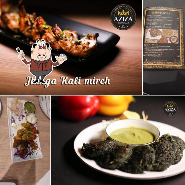 Meals at AZIZA RESTAURANT
