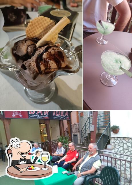 La immagine della cibo e interni di Bar Idea