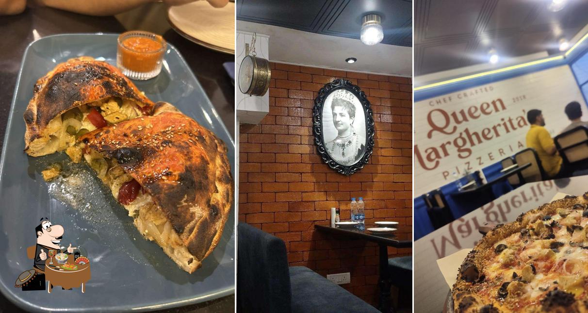 Meals at Queen Margherita's Pizzeria