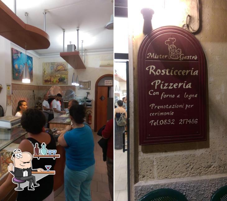 Gli interni di Pizzeria Mister Gastro'..Rosticceria