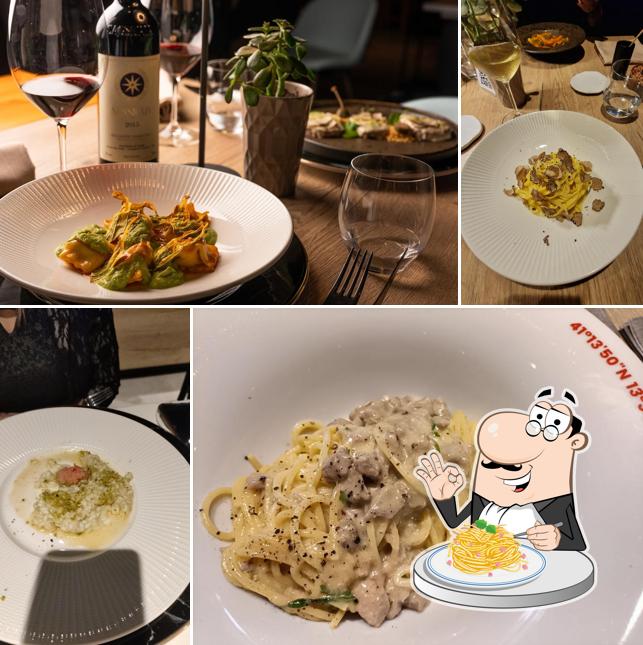Spaghetti alla carbonara al Waves