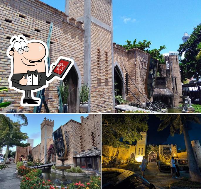 O exterior do Restaurante Espaço Ávalon & Taverna Pub Medieval Bar