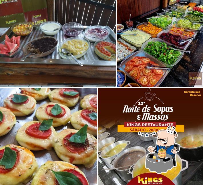 Platos en Kings Restaurante