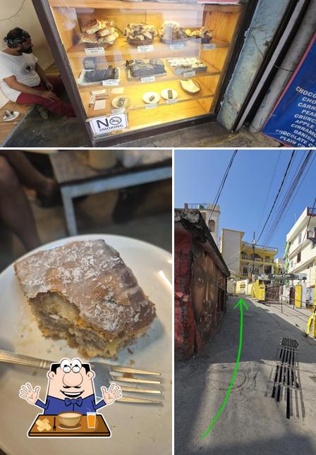 Food at Café Moktan and Bakerys