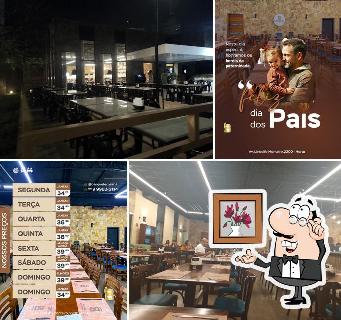 O interior do Banquete Cozinha