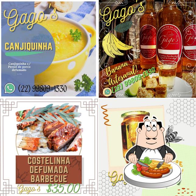 Comida em Gago's Emporium
