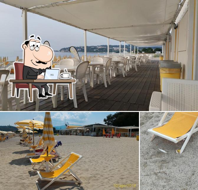 Gli interni di Lido Calaghena