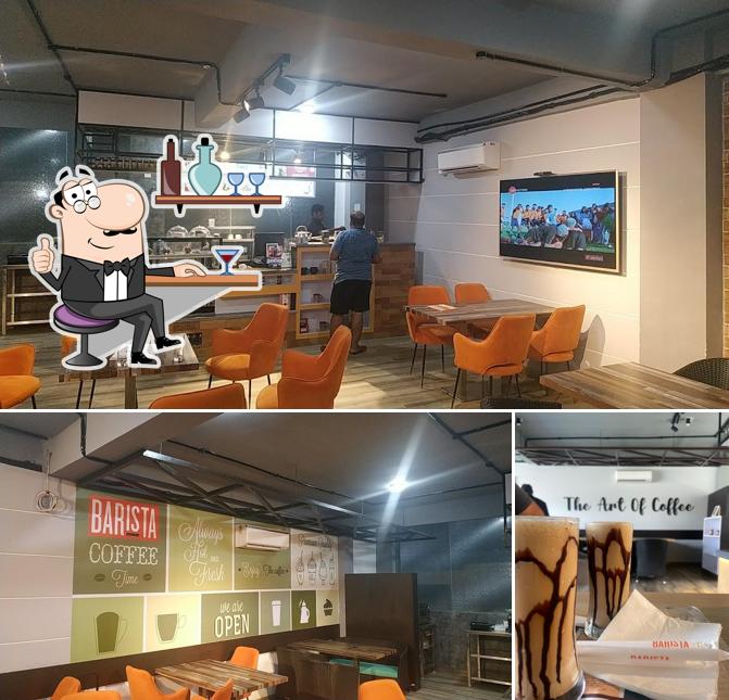 The interior of Barista Country Square Vrindavan