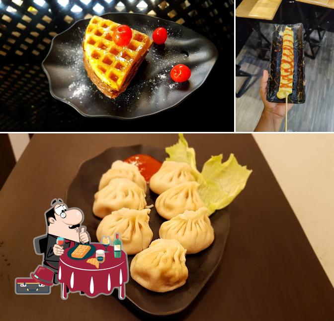 Waffles at Doodle Cafe