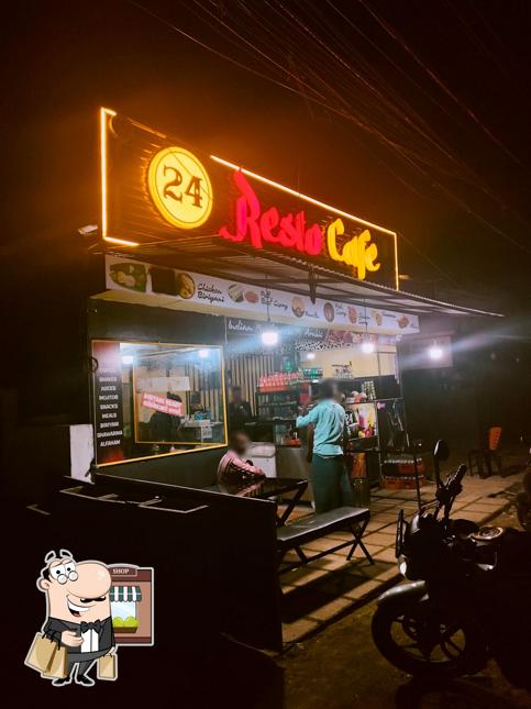 The exterior of 24 Resto cafe