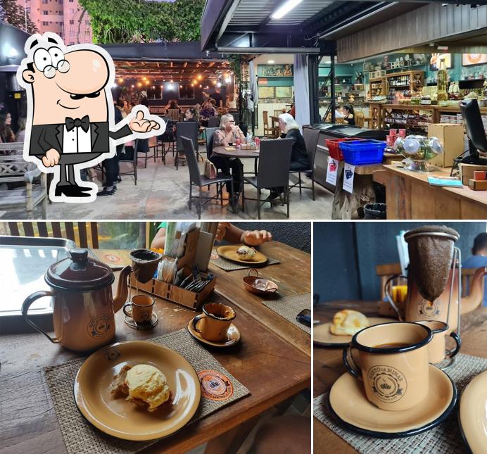 Veja imagens do interior do Kanto de Minas Empório e Café