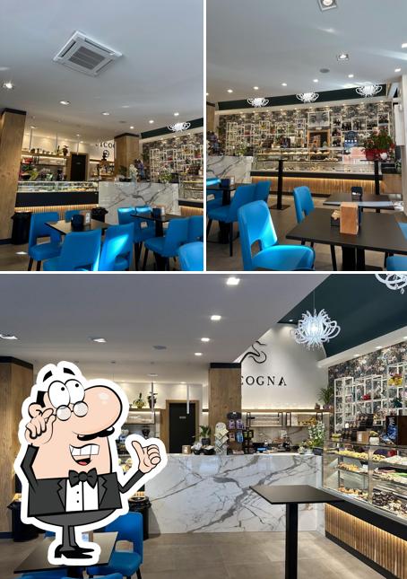 Gli interni di Pasticceria Cicogna