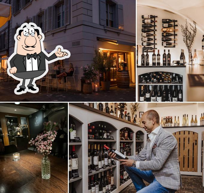 Gli interni di La Bonne Cave