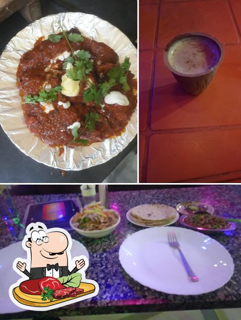 Beef carpaccio at New evergreen Restaurant cum Bar