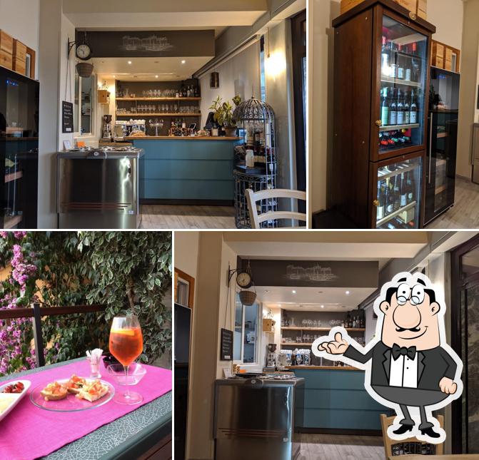 Gli interni di Enoteca California