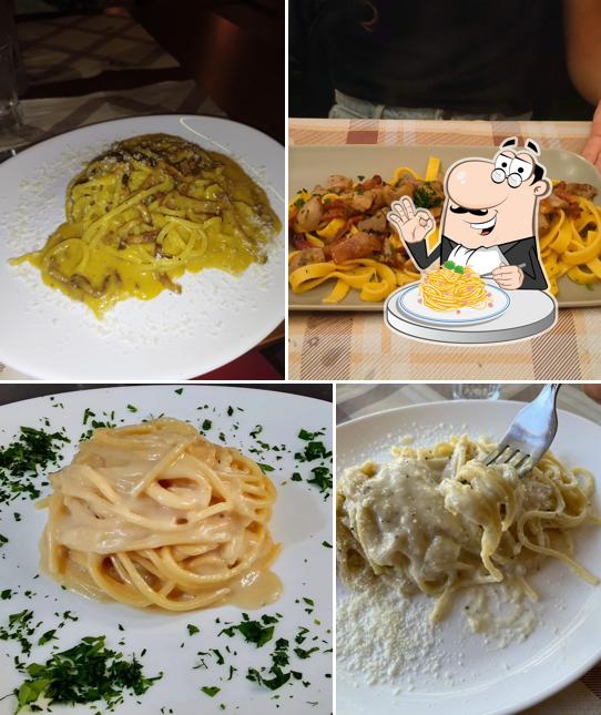 Spaghetti alla carbonara al Osteria " La Fraschetta Fuori Mano"