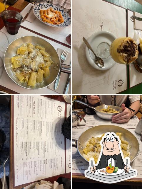 Cibo al Osteria del Grillo al Pantheon