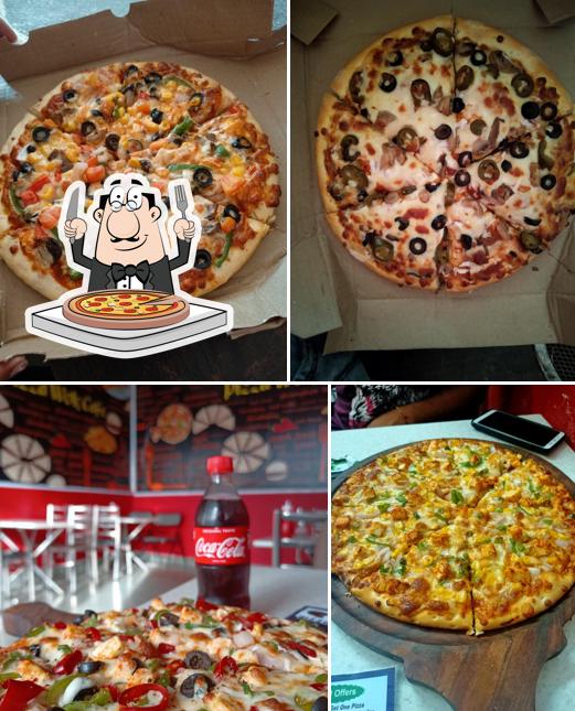 Pick pizza at PIZZA WOK CAFE