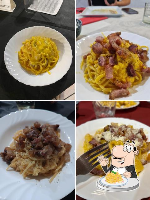 Spaghetti alla carbonara al La Cantina