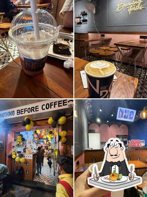 Food at nothing before coffee