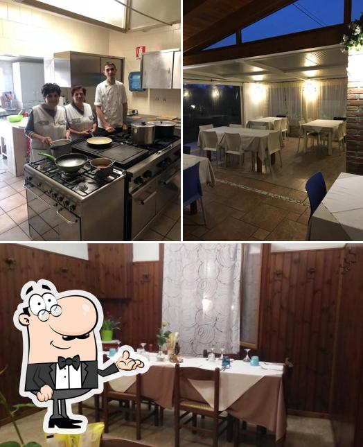 Gli interni di Trattoria Rossi