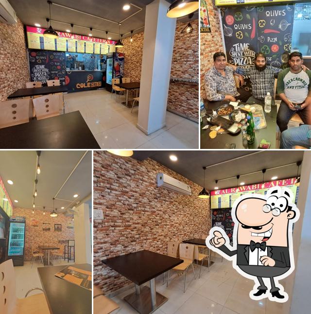 The interior of Al Rawabi Cafeteria