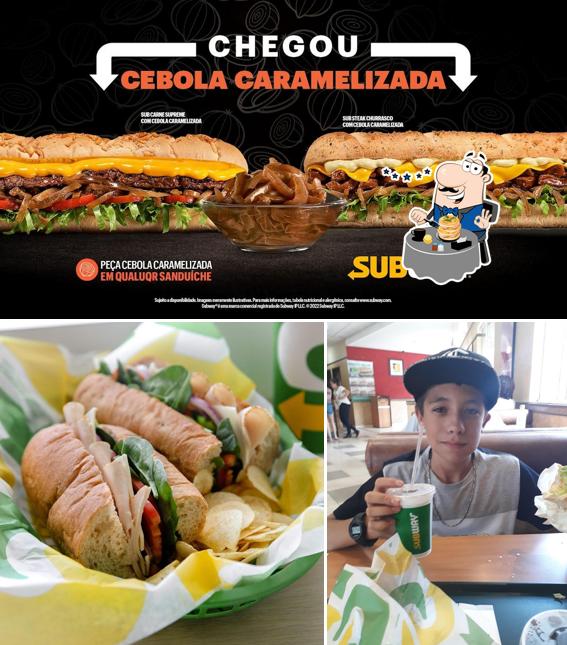 Comida em Subway